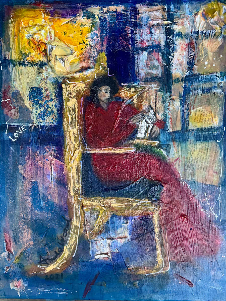 To Read a Book on a Sunday Morning by Annie Wood 