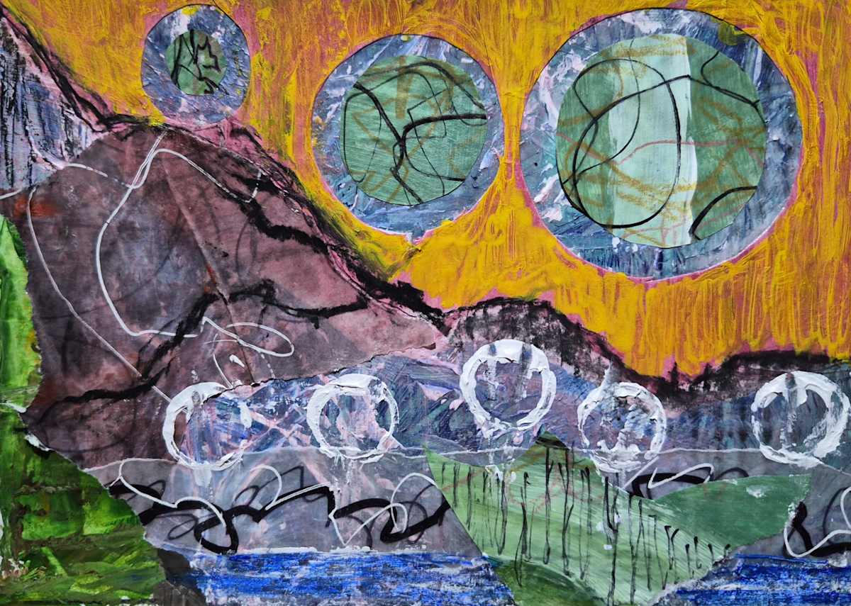 Scribble Moons by J. Patrick Bowman, Image 1.