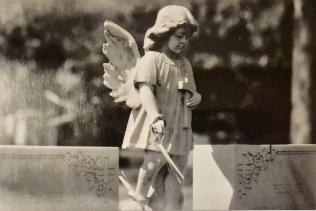 Graveside Angel 1 by J. Patrick Bowman  Image: 4"x6" Original Fine Art Photos matted to 8"x10" and ready to frame