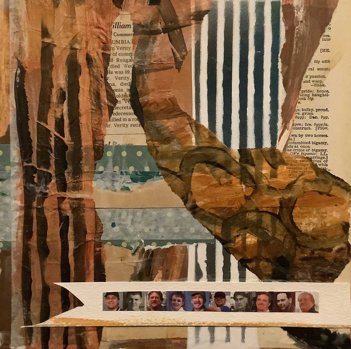 Between the Lines by J. Patrick Bowman  Image: 8"x8" matted to 12"x 12"