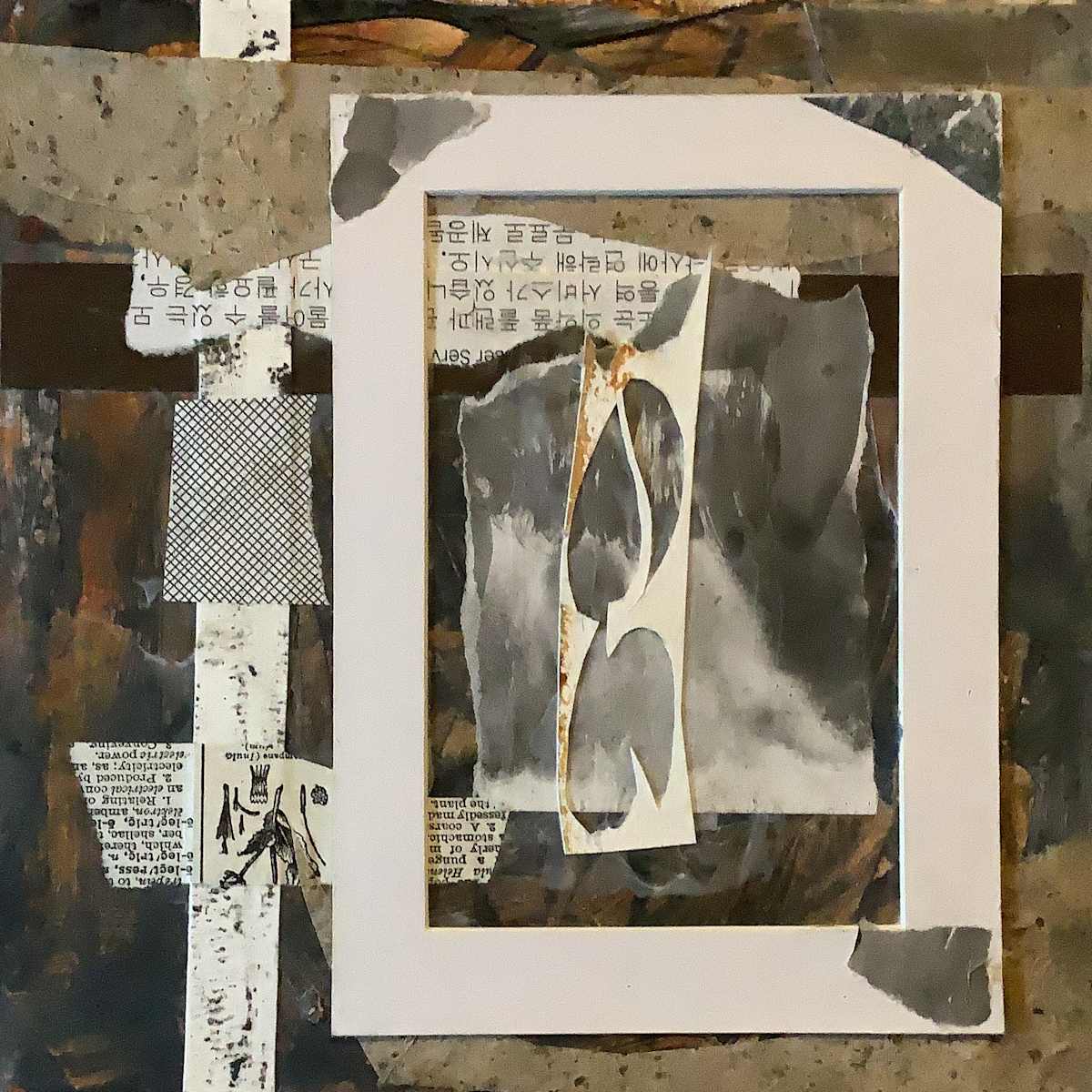 Out of Frame by J. Patrick Bowman  Image: 8"x8" matted to 12'x12"