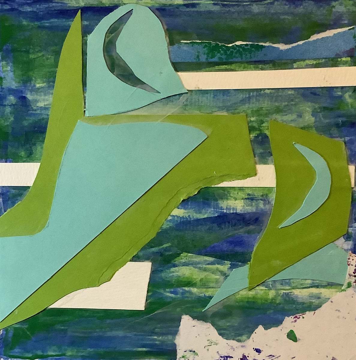 Seahorse by J. Patrick Bowman  Image: 8"x8" matted to 12'x12"