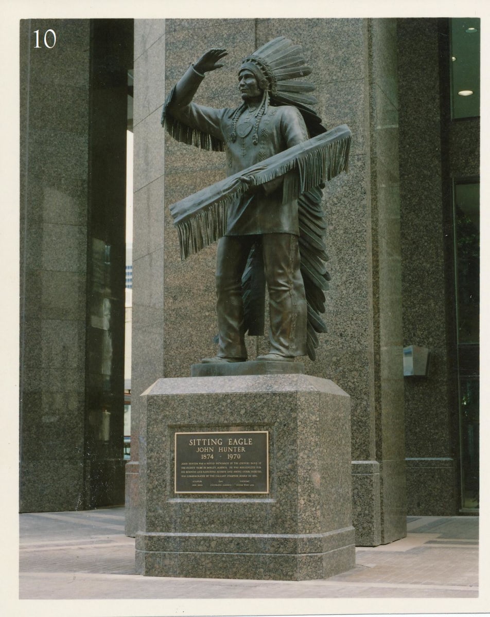 Sitting Eagle - John Hunter by Karen Begg, Image 1.