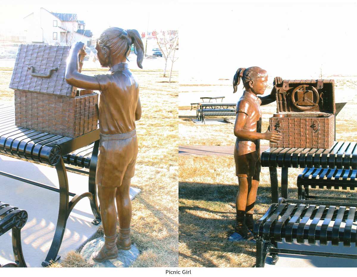 Picnic Girl by Karen Begg 