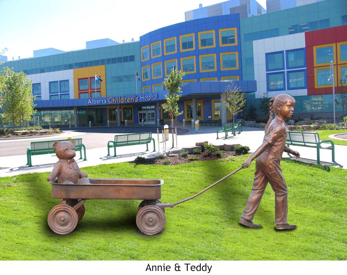 Annie and Teddy by Karen Begg 