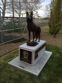 Edmonton Police Service Canine Memorial by Karen Begg 