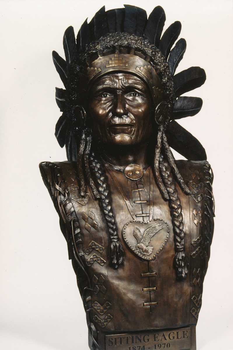 Sitting Eagle by Karen Begg 