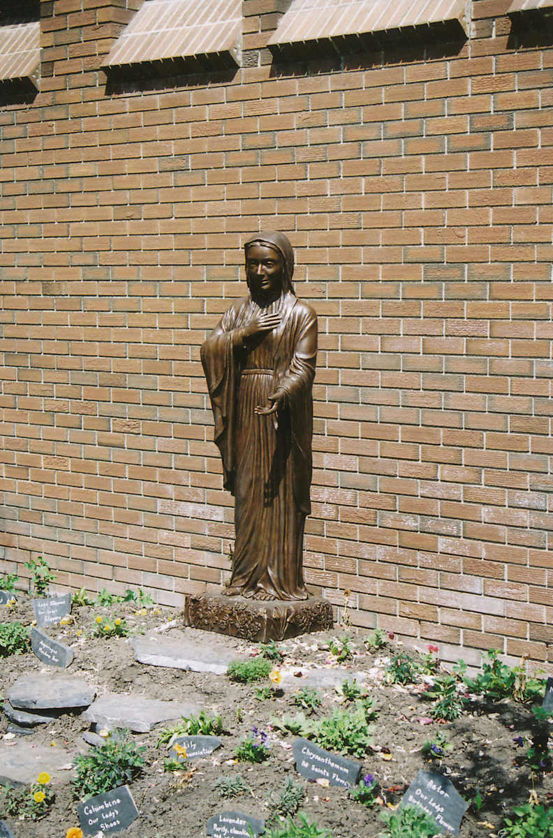 Virgin Mary, The - St. Stephen Ukrainian Catholic Church by Karen Begg 