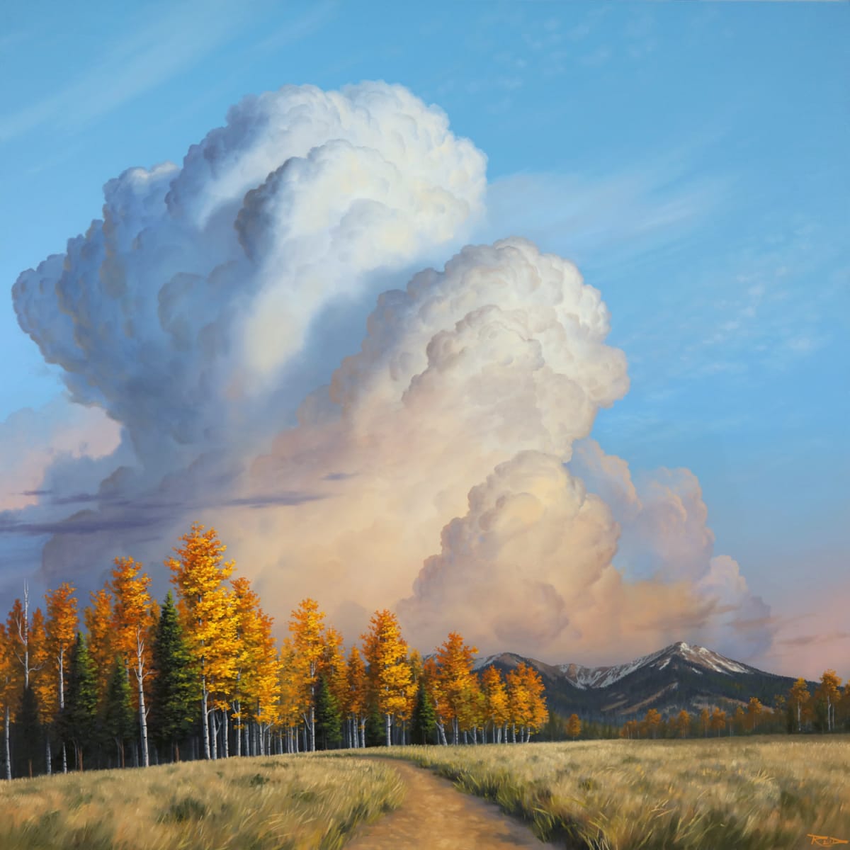 Aspen Trail Afternoon by Reid Richardson 