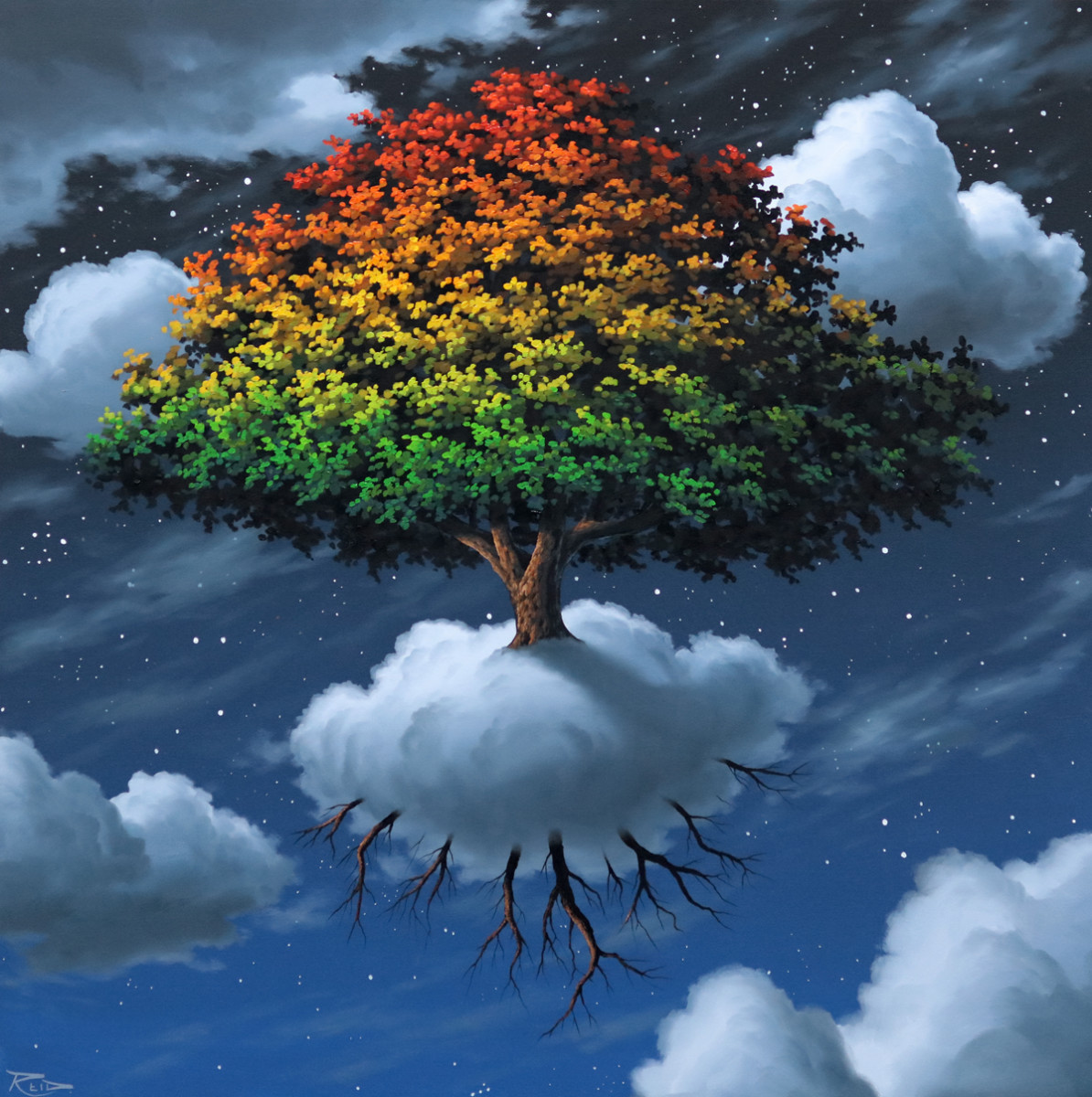 Moonlit Spectrum by Reid Richardson, Image 1.