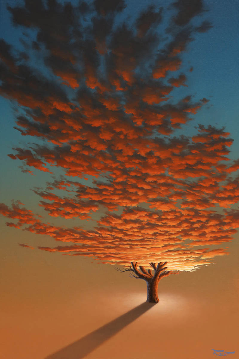 Sunset Tree 5 by Reid Richardson 