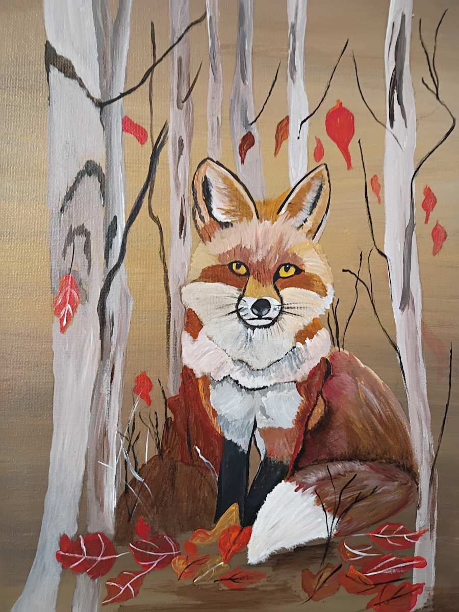 Fox in Fall by Bobby Bryan, Image 1.