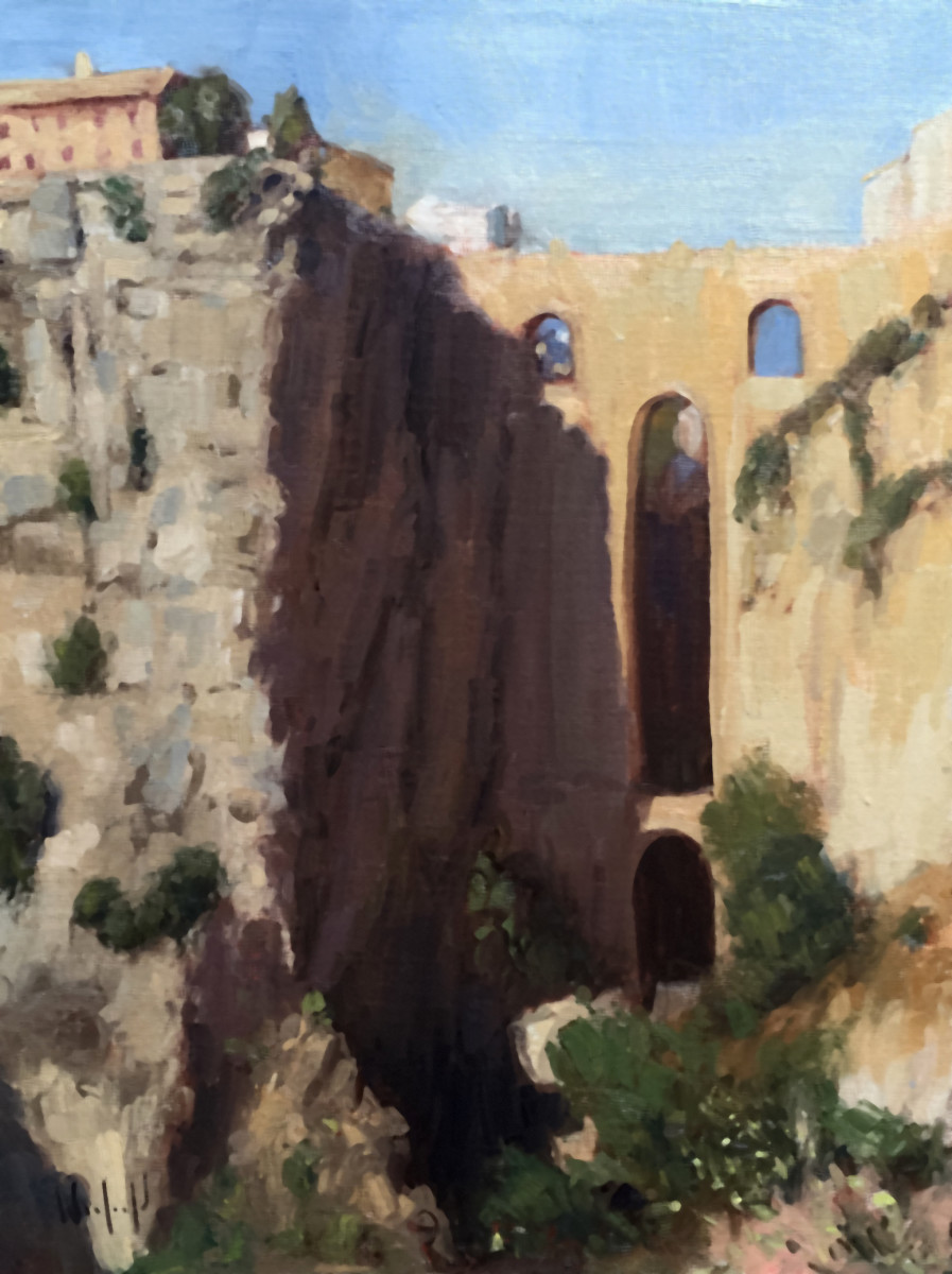 Daybreak on Ronda Bridge by Beth Winfield 