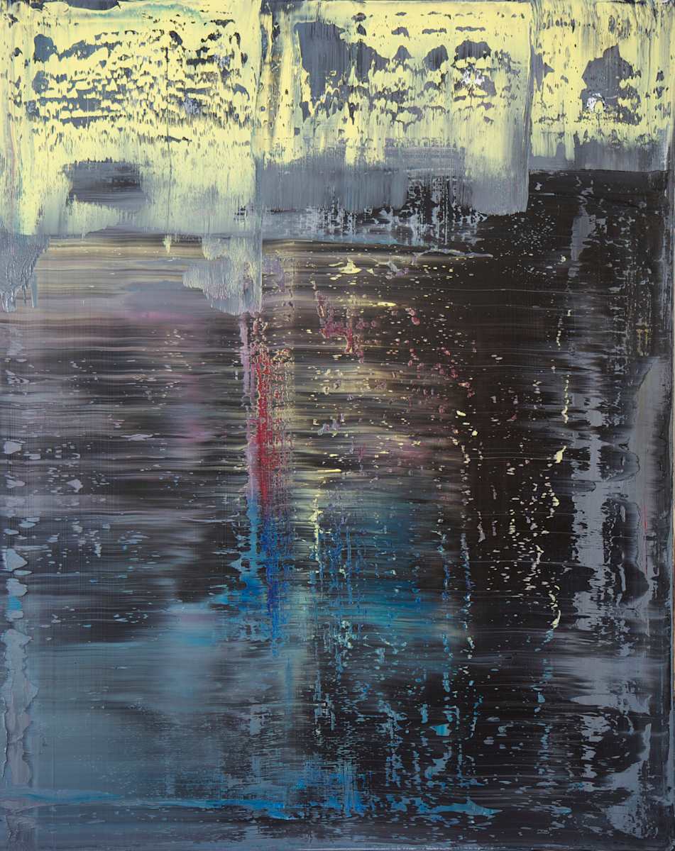 abstract blue gray by Harry Moody 