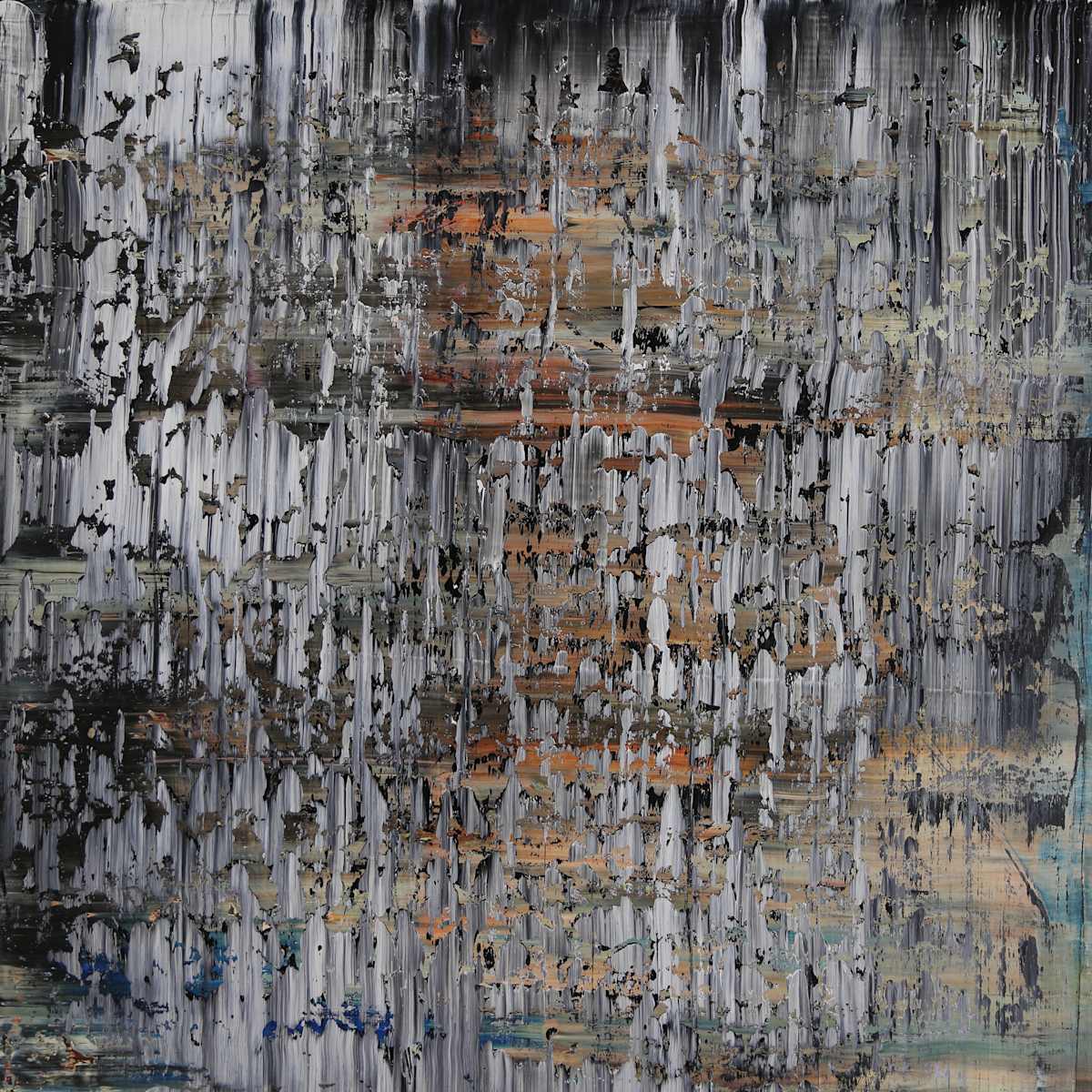 abstract with black white by Harry Moody 