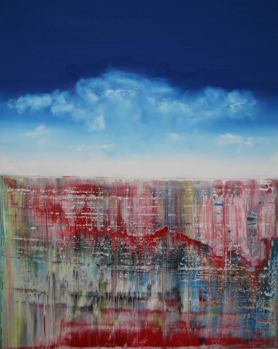 abstract with clouds by Harry Moody 