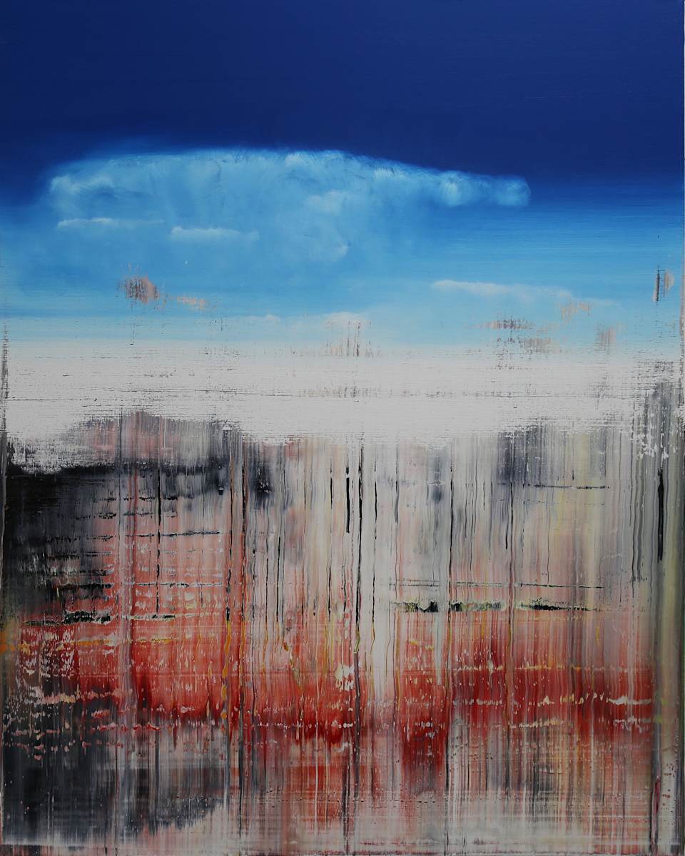 abstract with clouds by Harry Moody 