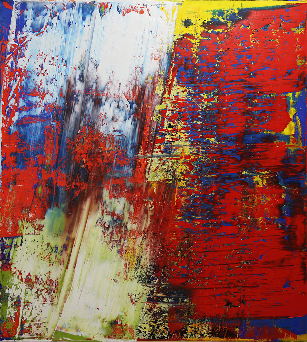 abstract with red 1 by Harry Moody 