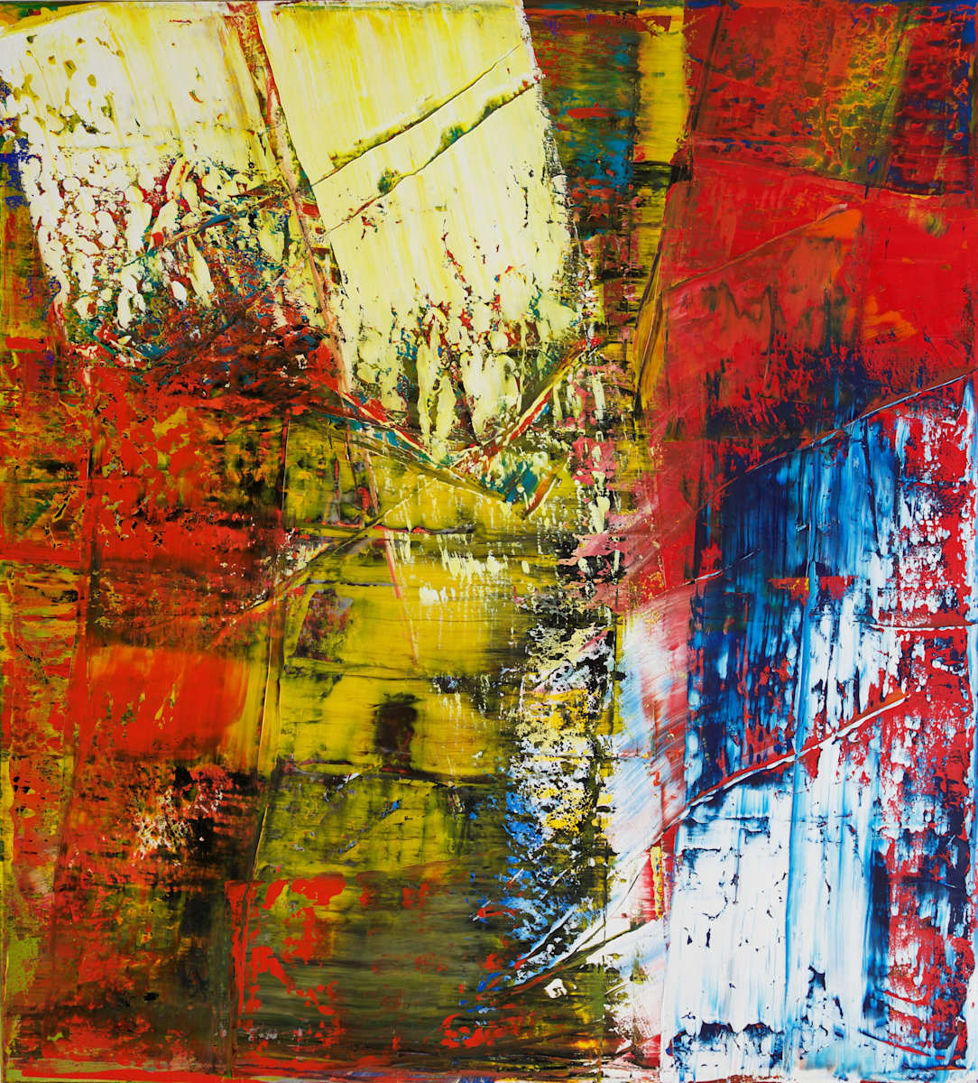 abstract with red 2 by Harry Moody 