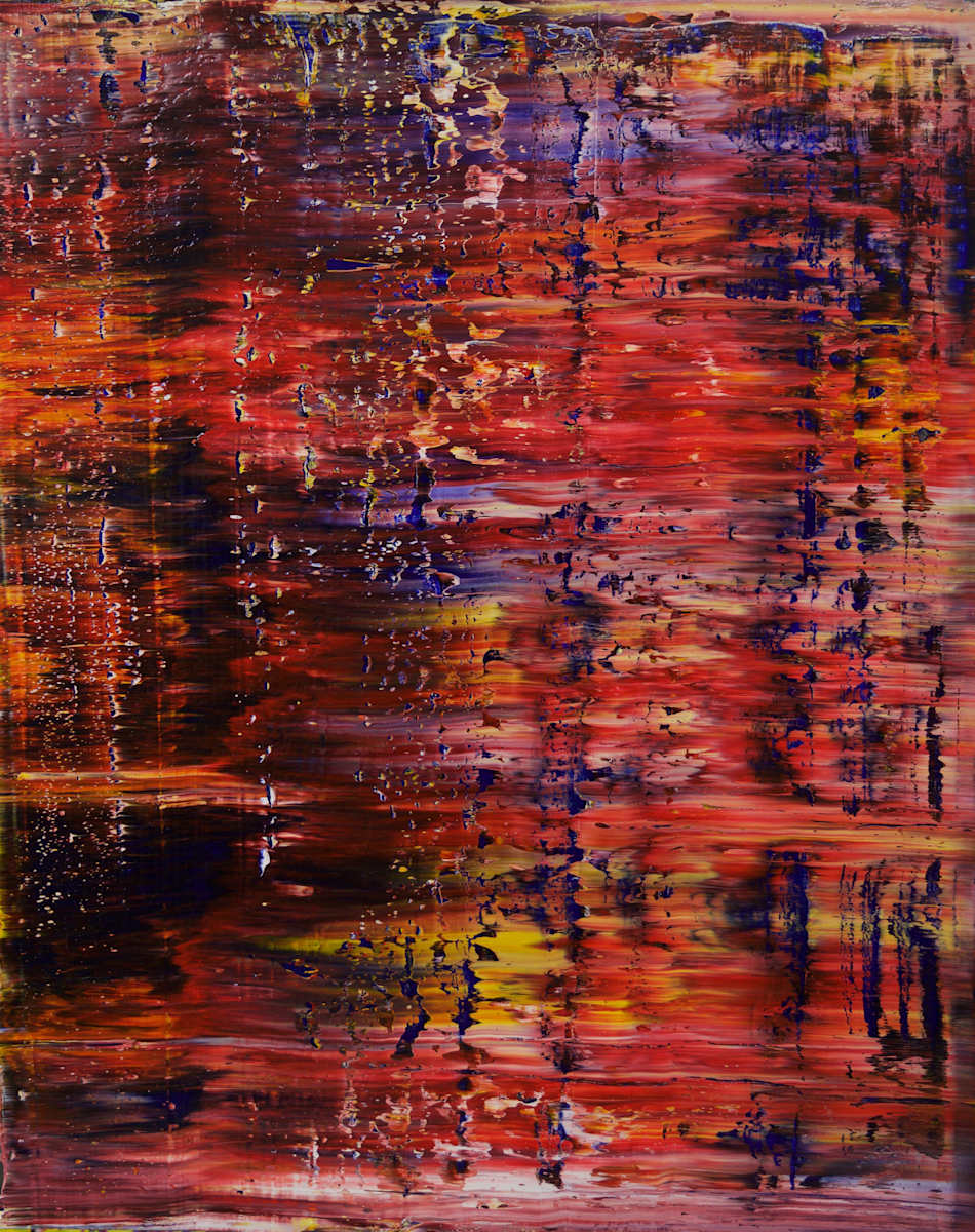 abstract red by Harry Moody 