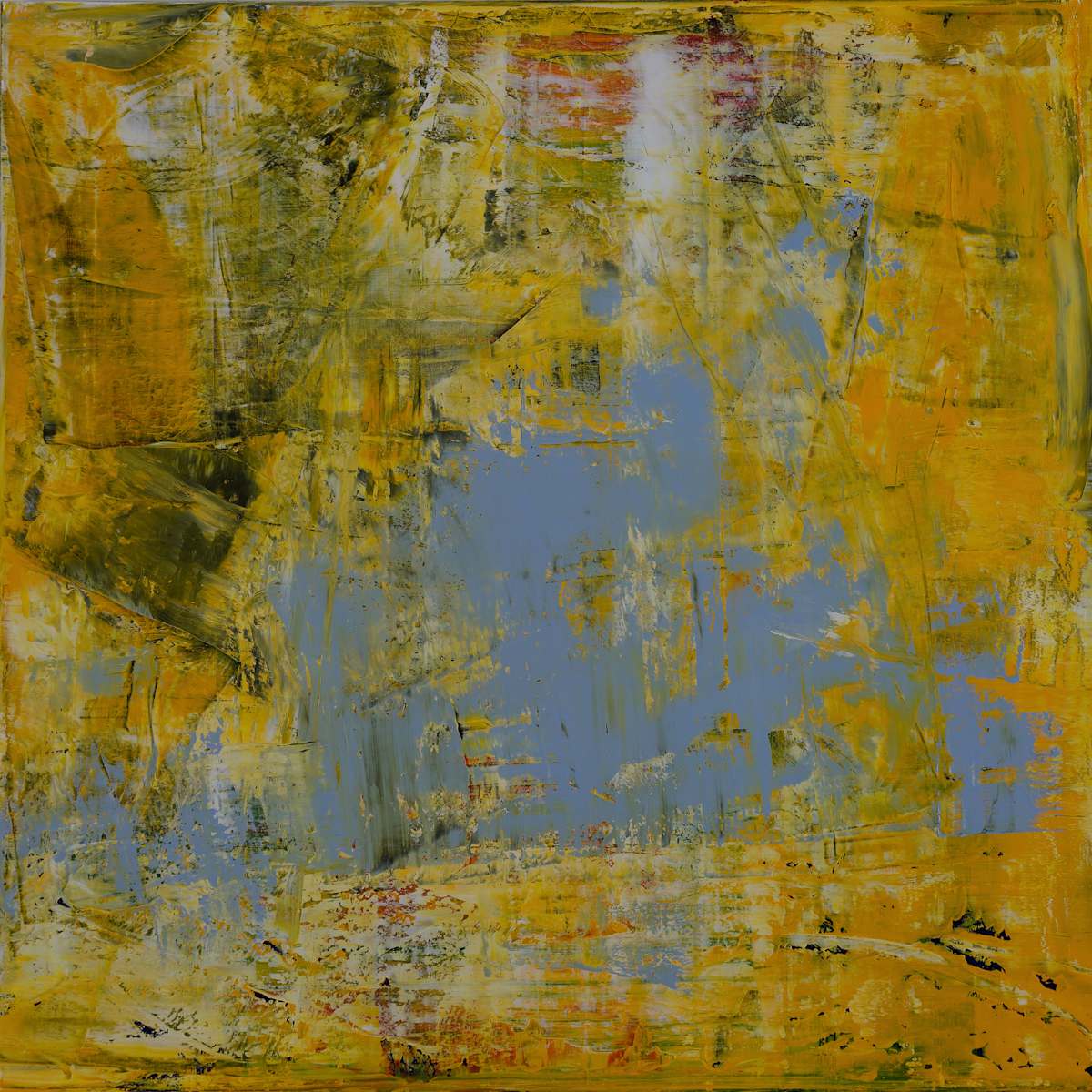 large abstract yellow by Harry Moody 
