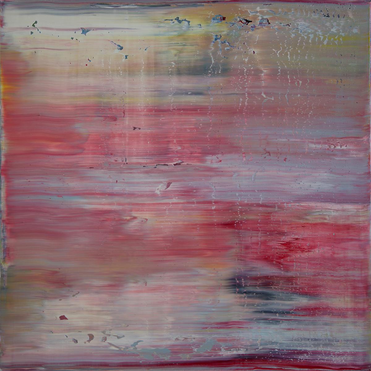 abstract red with grey by Harry Moody 