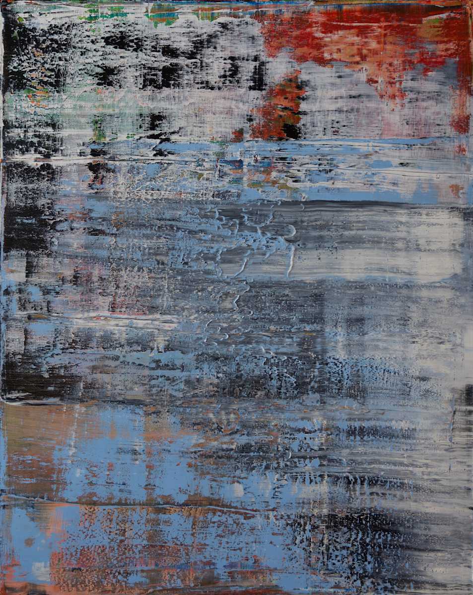 abstract sky blue by Harry Moody 