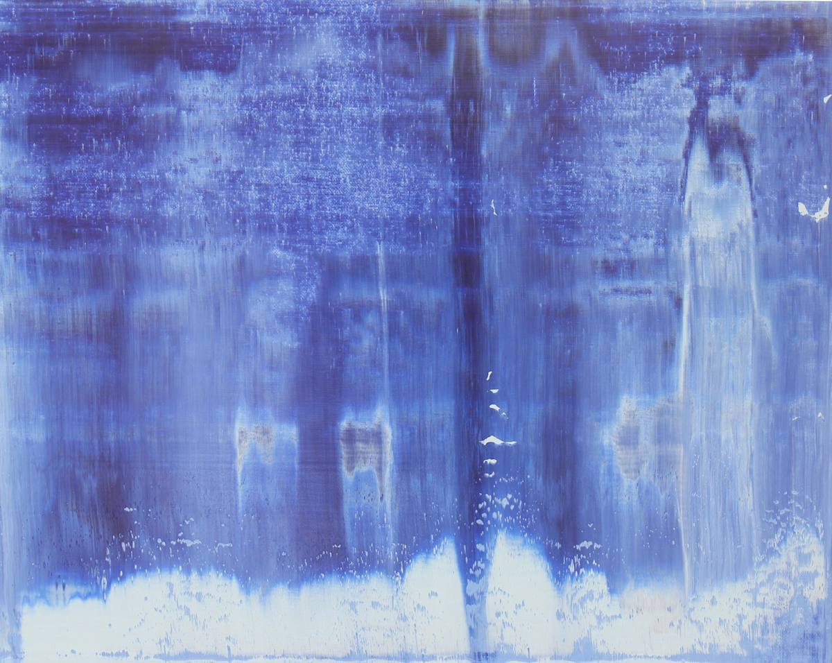 abstract blues by Harry Moody 
