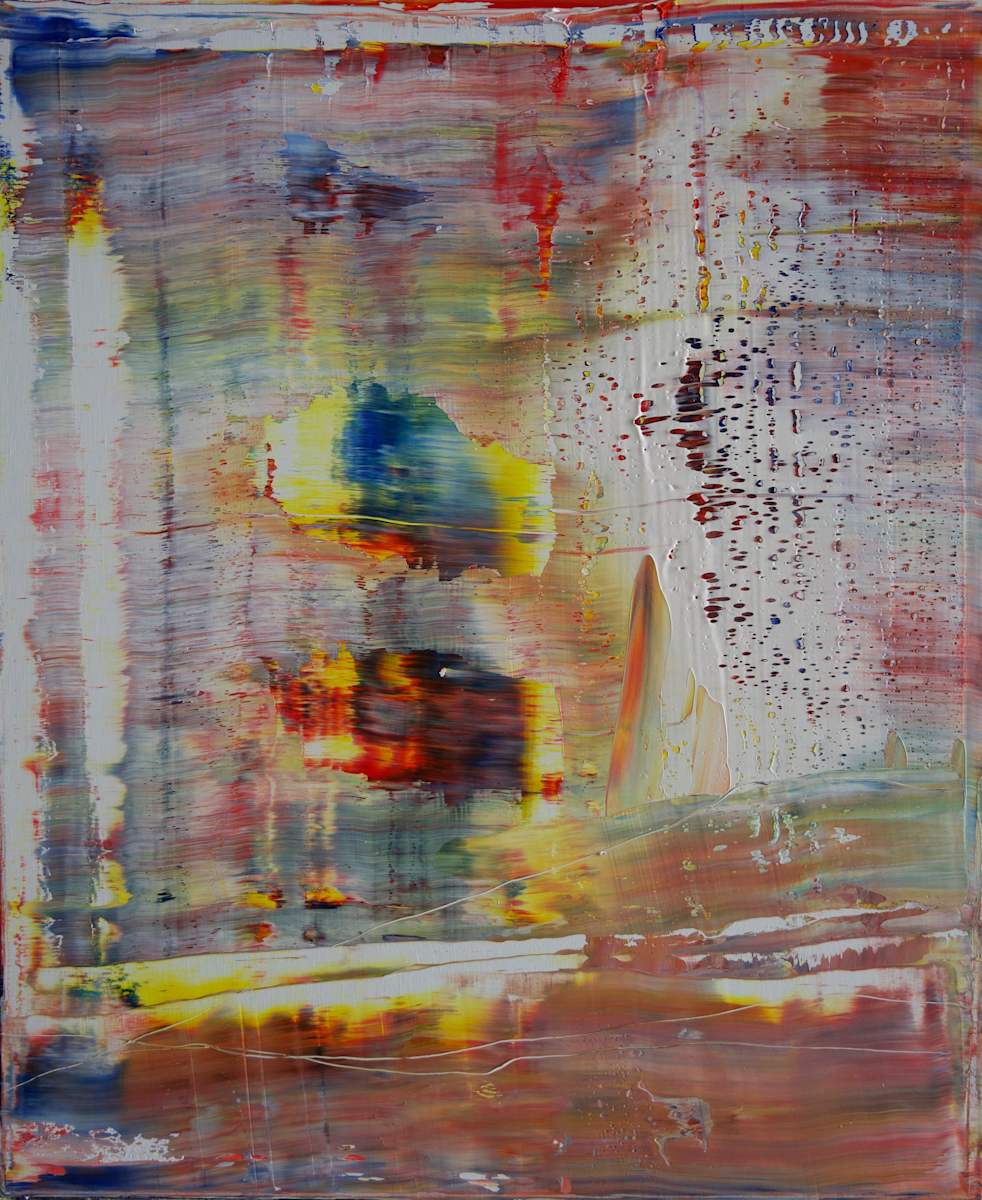 Abstract with warm grey by Harry Moody 