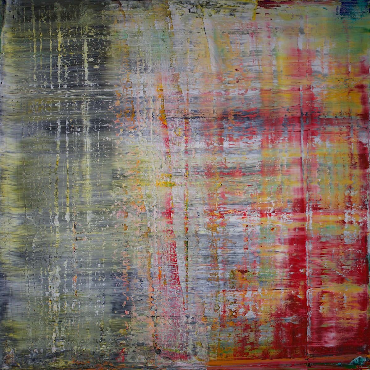 abstract red grey by Harry Moody 