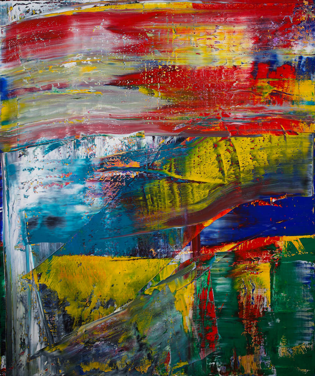 abstract with yellow by Harry Moody 