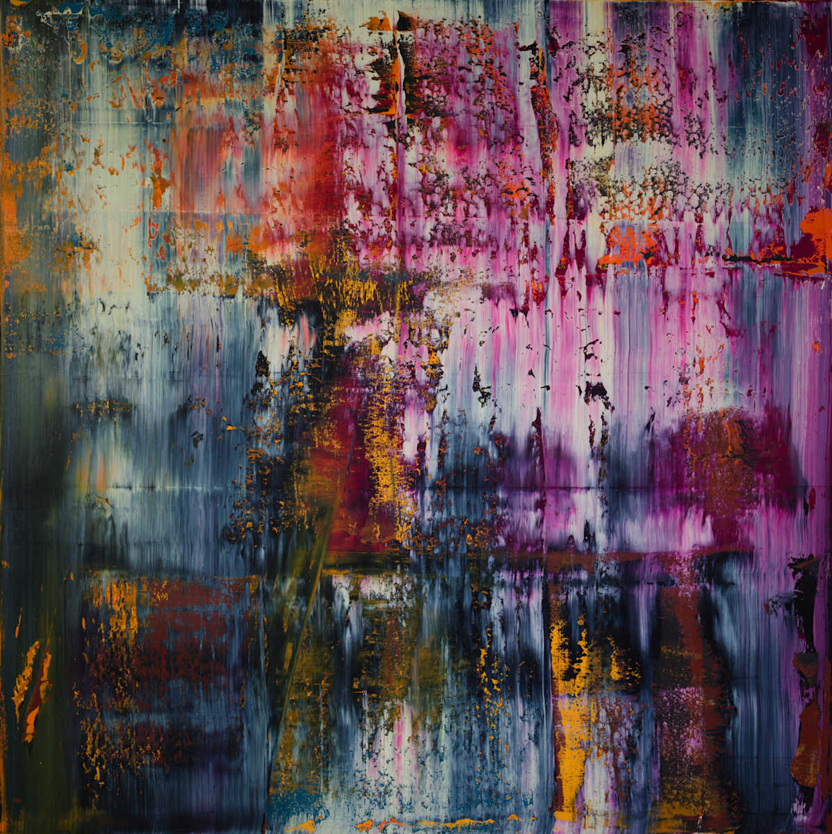 abstract with magenta by Harry Moody 