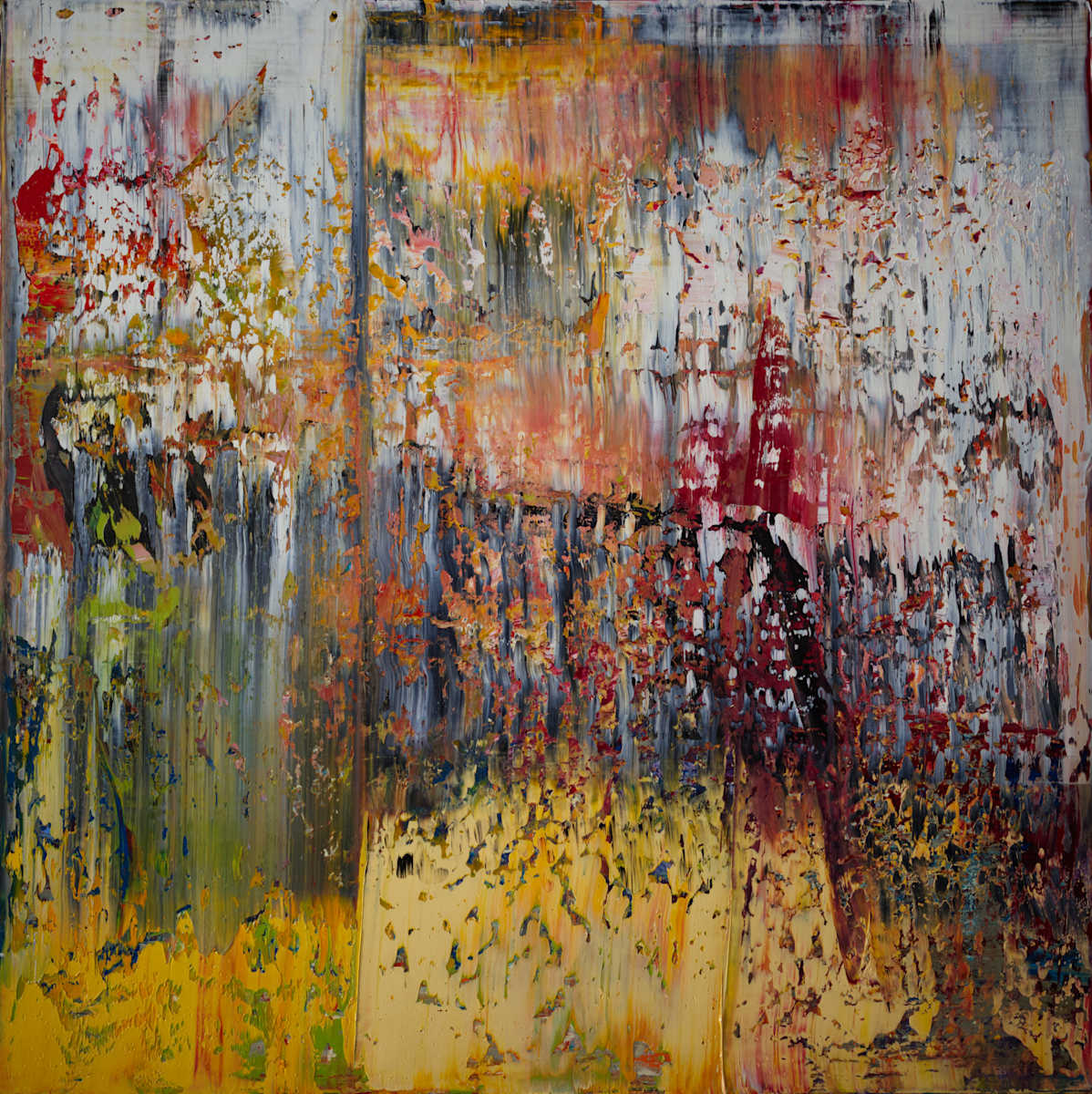abstract yellow cream by Harry Moody 