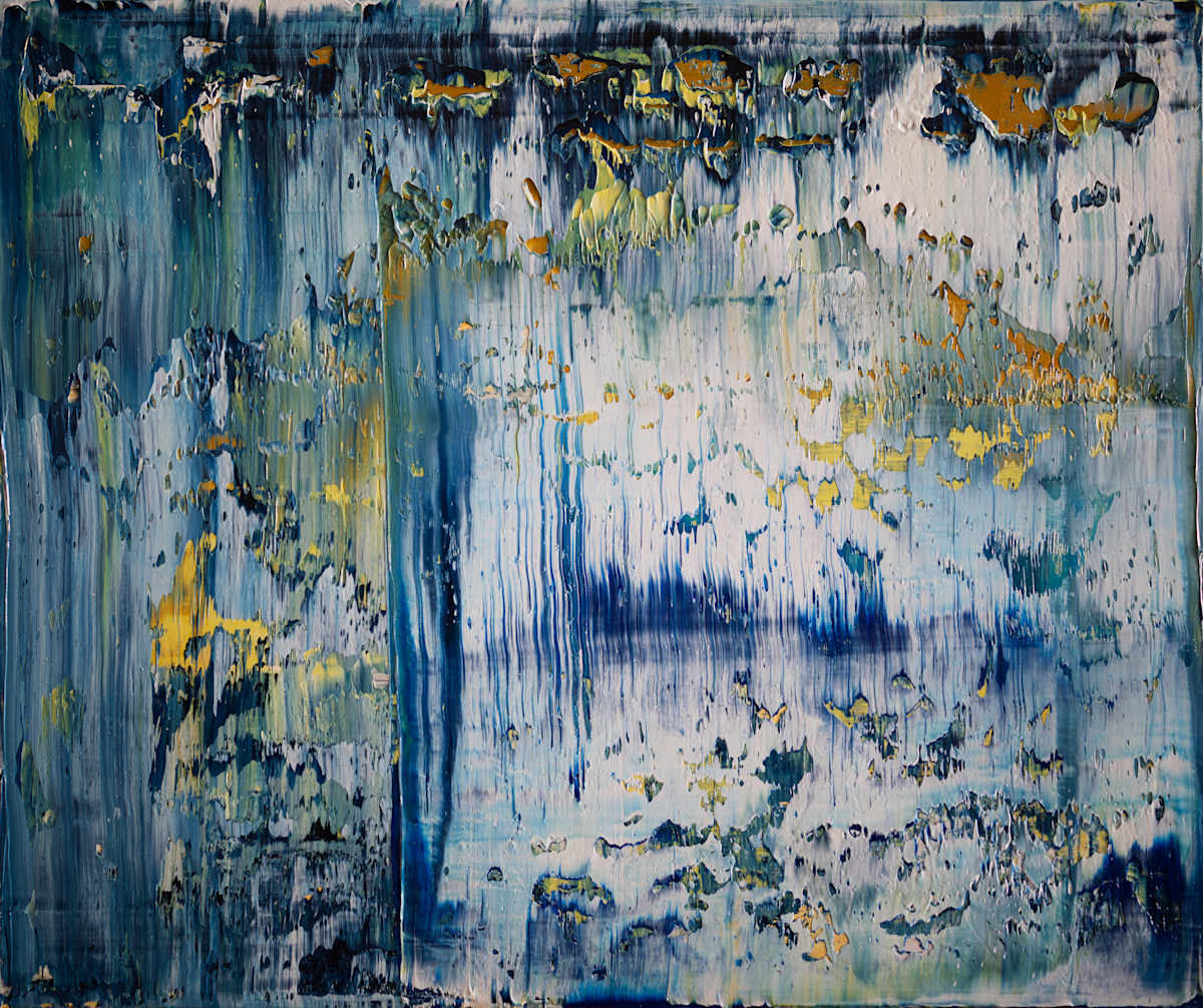 Abstract Indigo by Harry Moody 