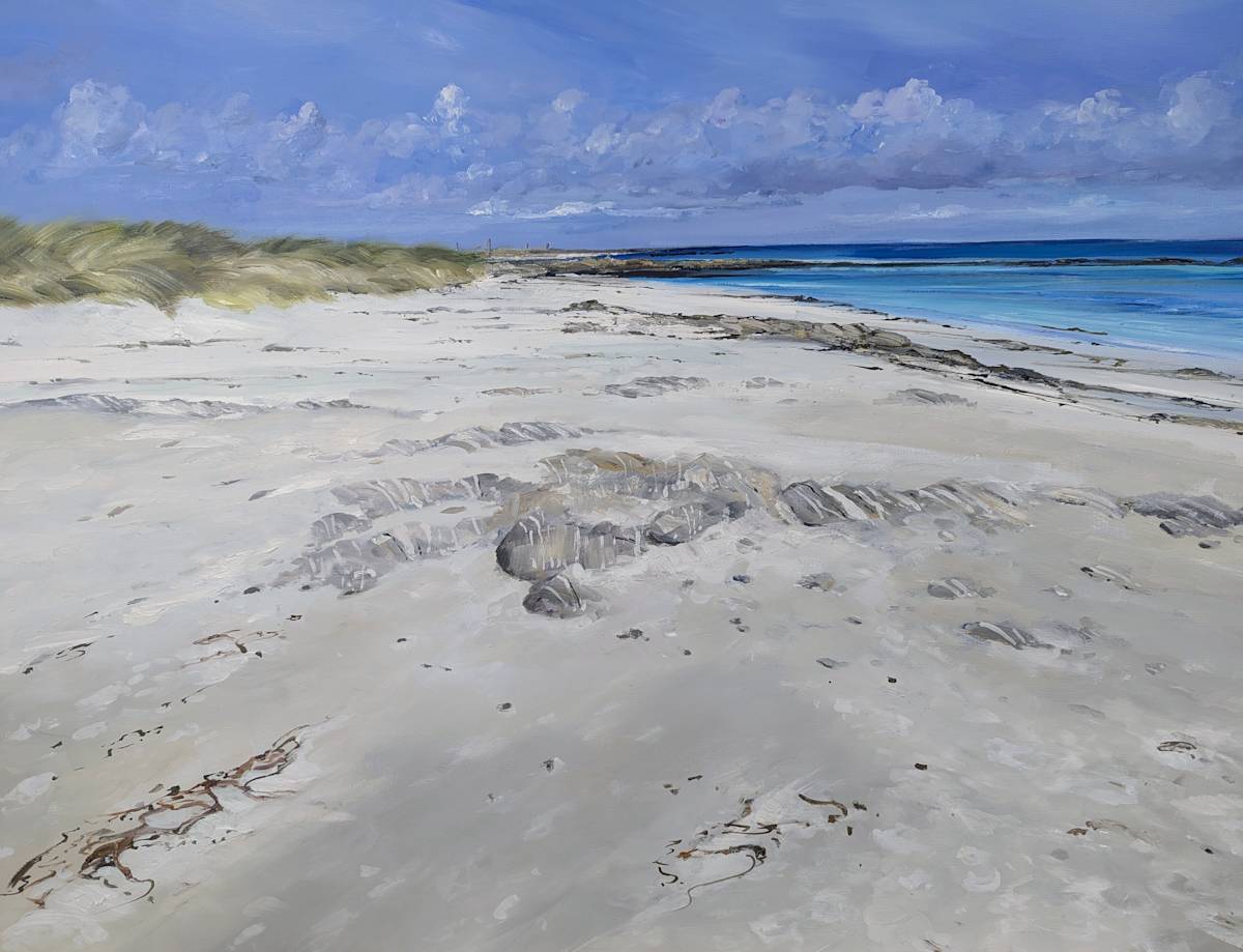 June day, Caolas Tiree by Allison Young 