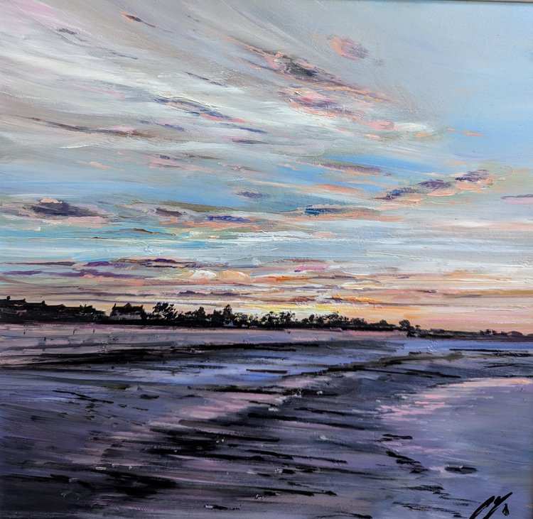 Summer Sunset North Berwick by Allison Young 