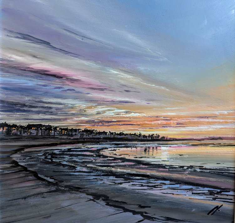 reflections  North Berwick by Allison Young 