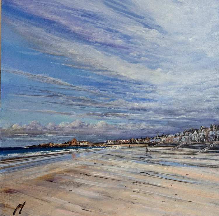 Beach Ladders 2 by Allison Young 