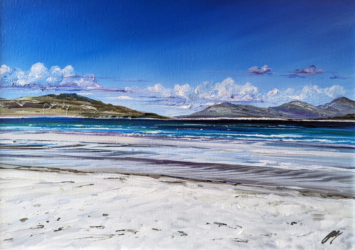 Empty Beach Luskentyre by Allison Young 