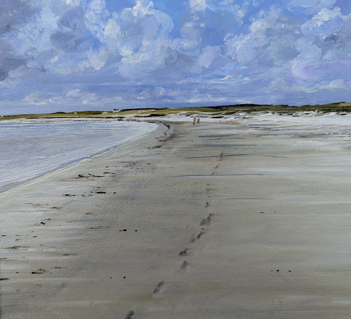 Footprints Crossaspol Tiree by Allison Young, Image 1.