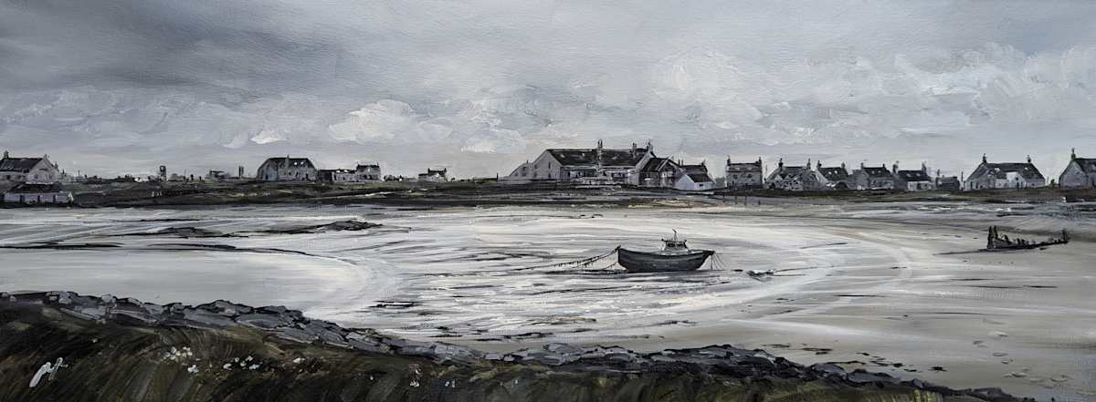 Evening Light, Scarinish, Tiree by Allison Young 