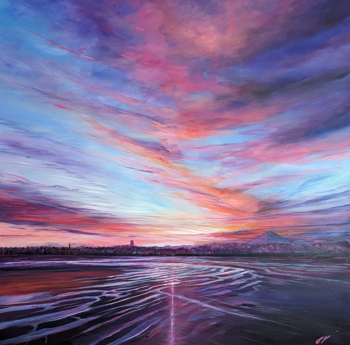 Summer Light Reflected, North Berwick by Allison Young 