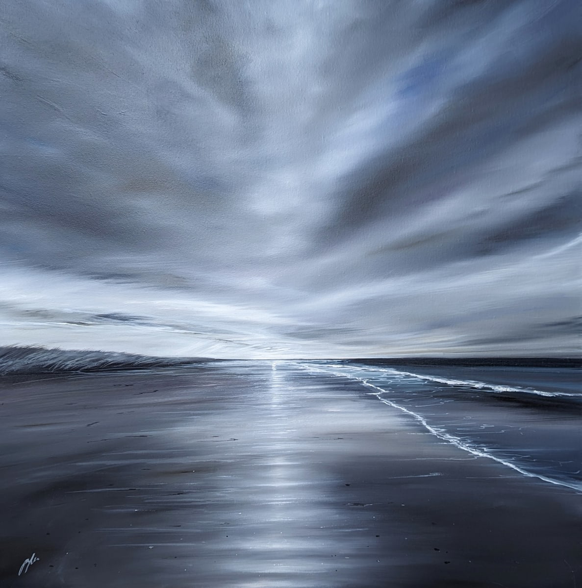 Silver Sky Gott Bay Tiree by Allison Young 