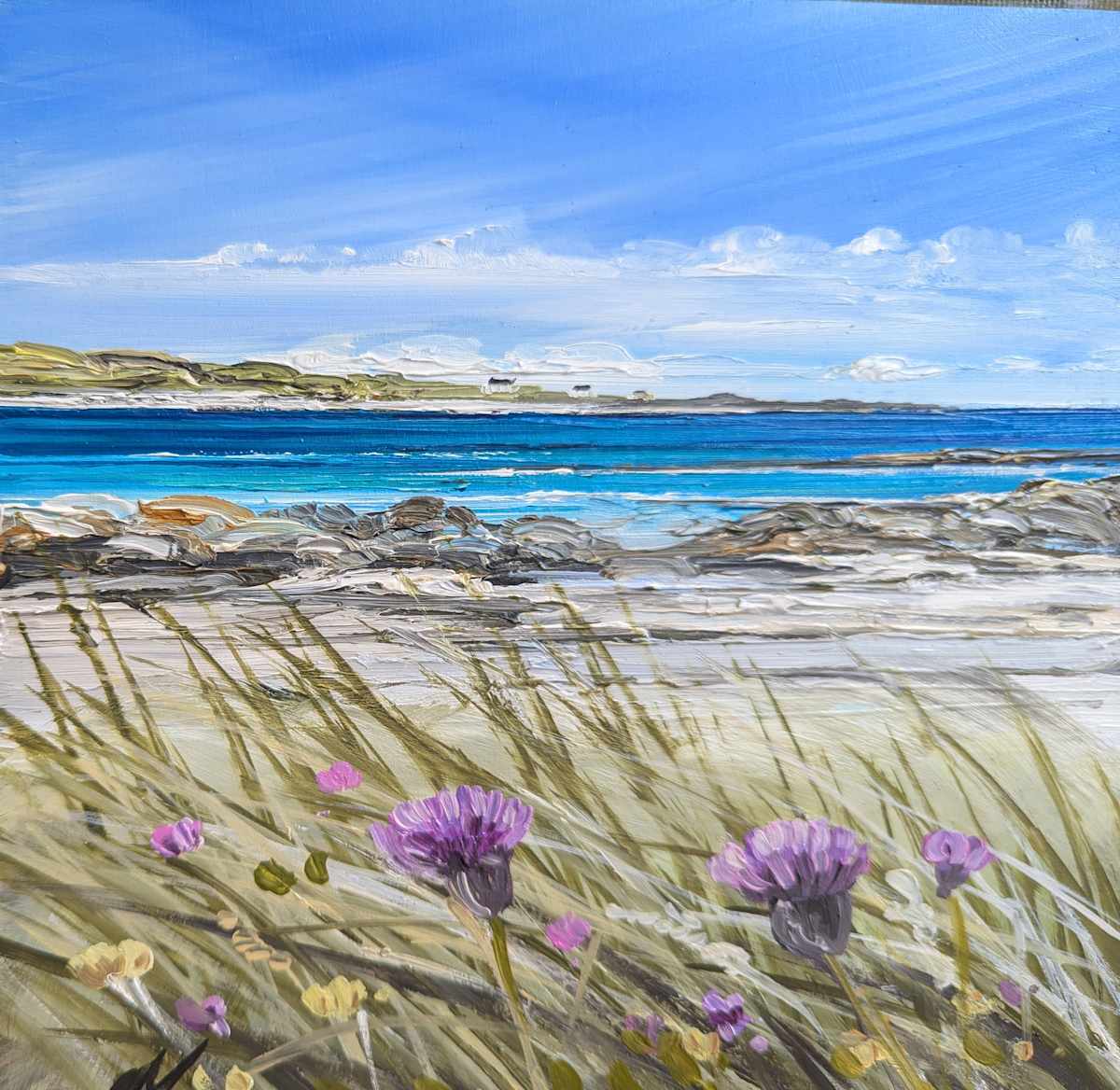 Thistles Barra by Allison Young 