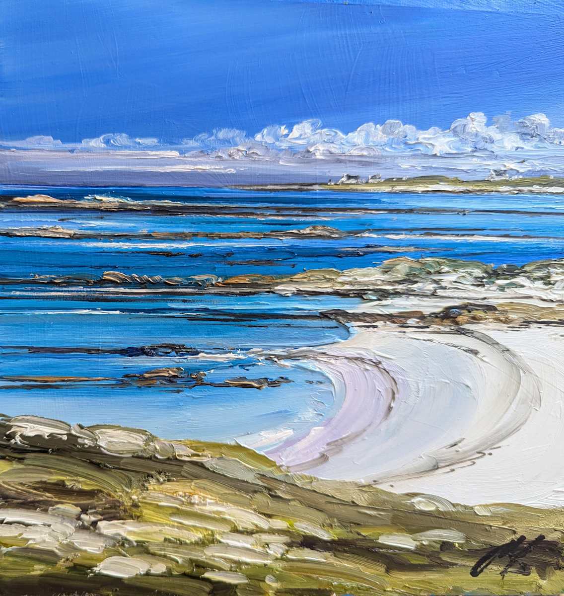 Towards Balephetrish Tiree by Allison Young 