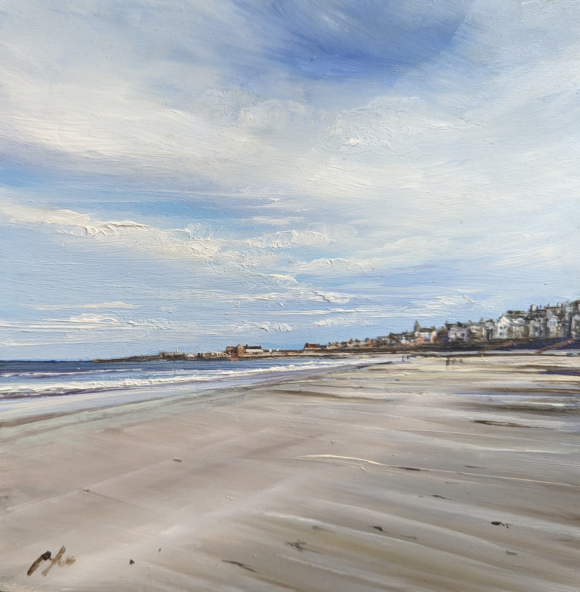 Towards the Harbour North Berwick by Allison Young 