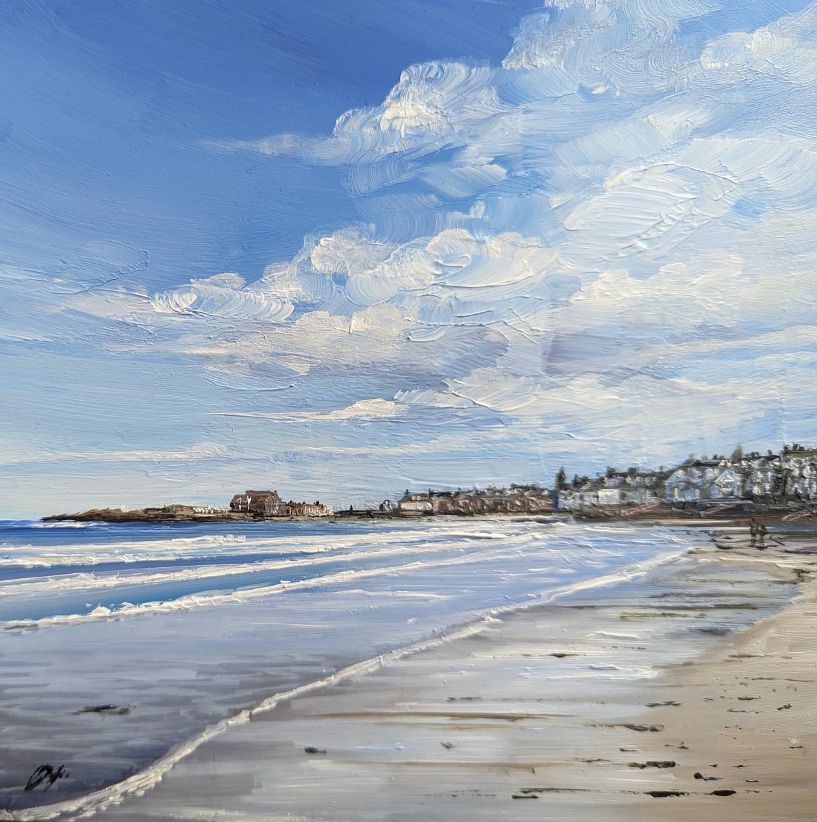 Soft White Clouds North Berwick by Allison Young 