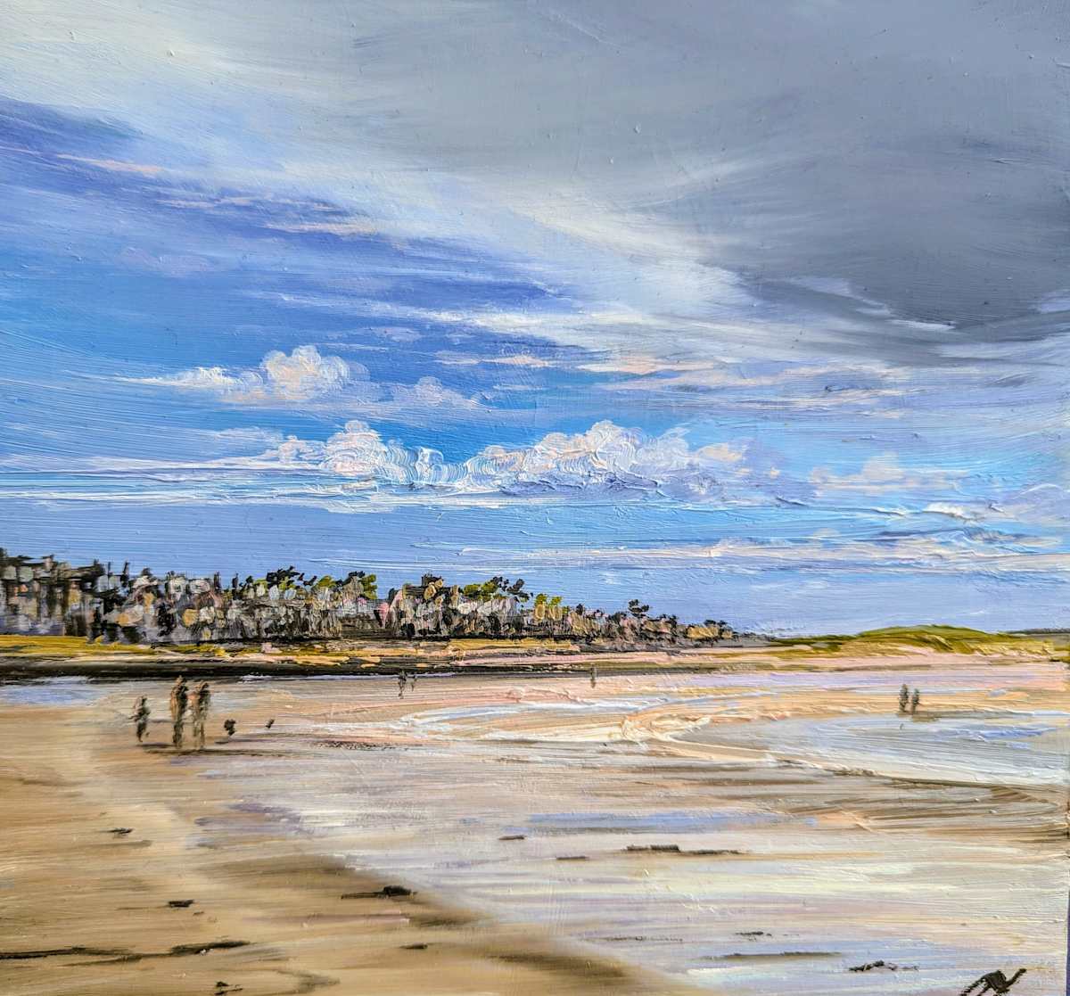 Family Walk North Berwick by Allison Young 