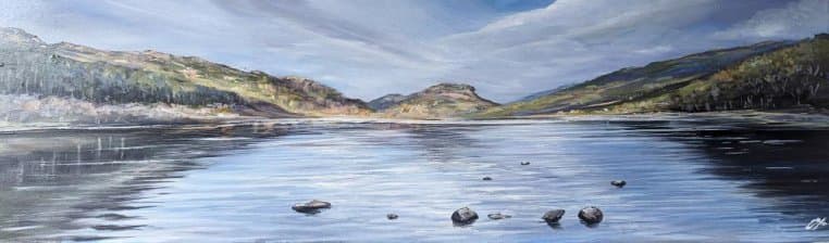 Misty Morning Loch Lubnaig by Allison Young 