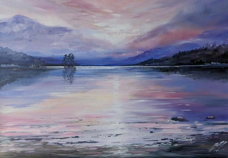 Patel Sky Loch Tay at Kenmore by Allison Young 